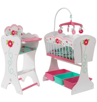 Набор для кукол KidKraft 64310 «Sweet Roses Doll Furniture» Набор для кукол KidKraft 64310 «Sweet Roses Doll Furniture»