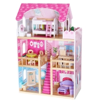 Кукольный домик Eco Toys 4119 «Малиновая резиденция»