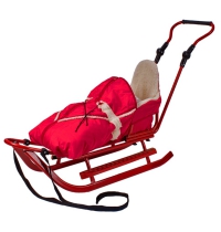 Санки Adbor Piccolino Komplet (с конвертом, регулируемой ручкой, без подножек)