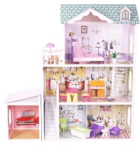 Кукольный домик с гаражом Eco Toys ZA-4108WG «Beverly Hills»