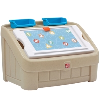 Комод для игрушек с поверхностью для творчества Step2 845500 «Toy Box & Art Lid Tan» Комод для игрушек с поверхностью для творчества Step2 845500 «Toy Box & Art Lid Tan»