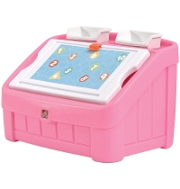 Комод для игрушек с поверхностью для творчества Step2 848800 «Toy Box & Art Lid Pink» Комод для игрушек с поверхностью для творчества Step2 848800 «Toy Box & Art Lid Pink»