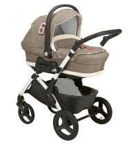 Универсальная коляска Cam Dinamico Up Top 3 в 1, 2018 (На черном и белом шасси)