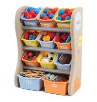 Стеллаж с ящиками для хранения игрушек Step2 728900 «Fun Time Room Organizer» Стеллаж с ящиками для хранения игрушек Step2 728900 «Fun Time Room Organizer»
