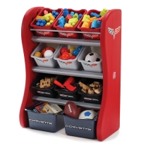 Стеллаж с ящиками для хранения игрушек Step2 824000 «Corvette» Стеллаж с ящиками для хранения игрушек Step2 824000 «Corvette»