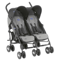 Прогулочная коляска-трость для двойни Chicco Echo Twin, 2018