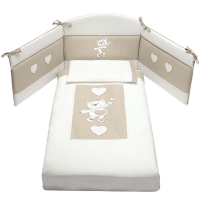 G120 Набор белья в кроватку Cam коллекция Orso, 2018 (3 предмета)