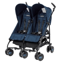 Прогулочная коляска-трость для двойни Peg-Perego Pliko Mini Twin, 2018