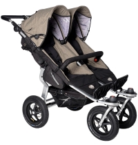 Прогулочная коляска для двойни TFK Twin Adventure Premium, 2017